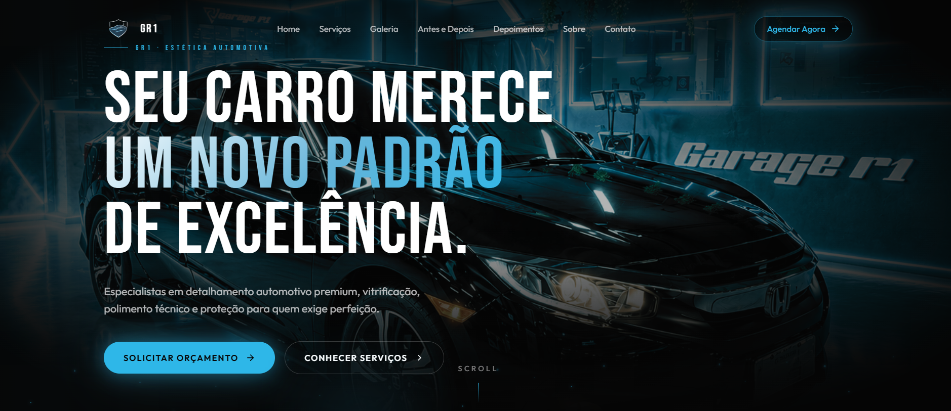 Estética automotiva — GRX ( Fictício)