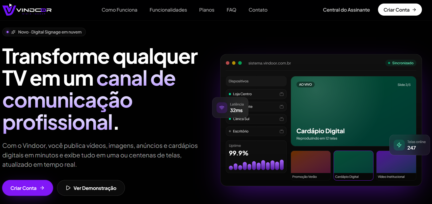 Site Vindoor — Vindoor App